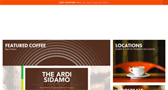 Desktop Screenshot of codacoffee.com