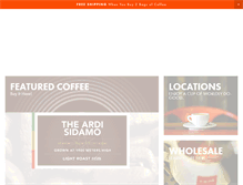 Tablet Screenshot of codacoffee.com